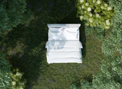 Een natuurlijke bed met een heel ander prijskaartje